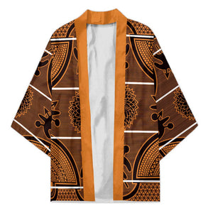 Lesotho Seanamarena Kimono Basotho Traditional Blanket Style - Orange