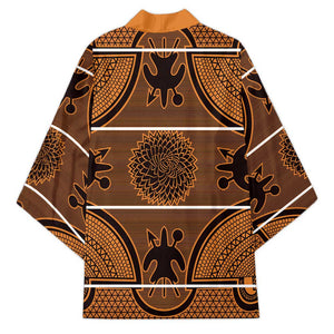 Lesotho Seanamarena Kimono Basotho Traditional Blanket Style - Orange