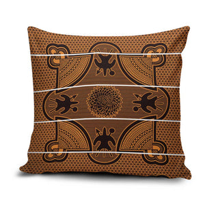 Lesotho Seanamarena Pillow Cover Basotho Traditional Blanket Style - Orange