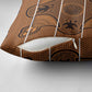 Lesotho Seanamarena Pillow Cover Basotho Traditional Blanket Style - Orange