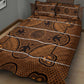 Basotho Blanket Quilt Bed Set Lesotho Seanamarena Heritage - Orange - African Pride
