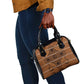 Basotho Blanket Shoulder Handbag Lesotho Seanamarena Heritage - Orange - African Pride