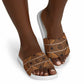 Lesotho Seanamarena Slide Sandals Basotho Traditional Blanket Style - Orange