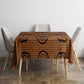 Basotho Blanket Tablecloth Lesotho Seanamarena Heritage - Orange - African Pride
