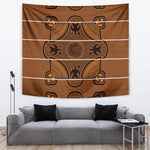 Basotho Blanket Tapestry Lesotho Seanamarena Heritage - Orange - African Pride