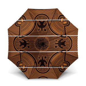 Lesotho Seanamarena Umbrella Basotho Traditional Blanket Style - Orange