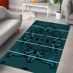 Basotho Blanket Area Rug Lesotho Motlatsi Seanamarena Heritage - Lesotho Breeze - African Pride