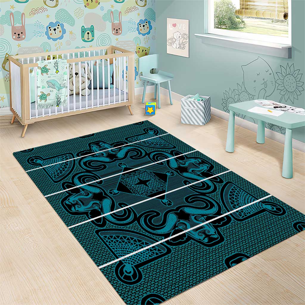 Basotho Blanket Area Rug Lesotho Motlatsi Seanamarena Heritage - Lesotho Breeze - African Pride