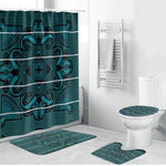 Lesotho Seanamarena - Motlatsi Bathroom Set Basotho Traditional Blanket Style - Lesotho Breeze