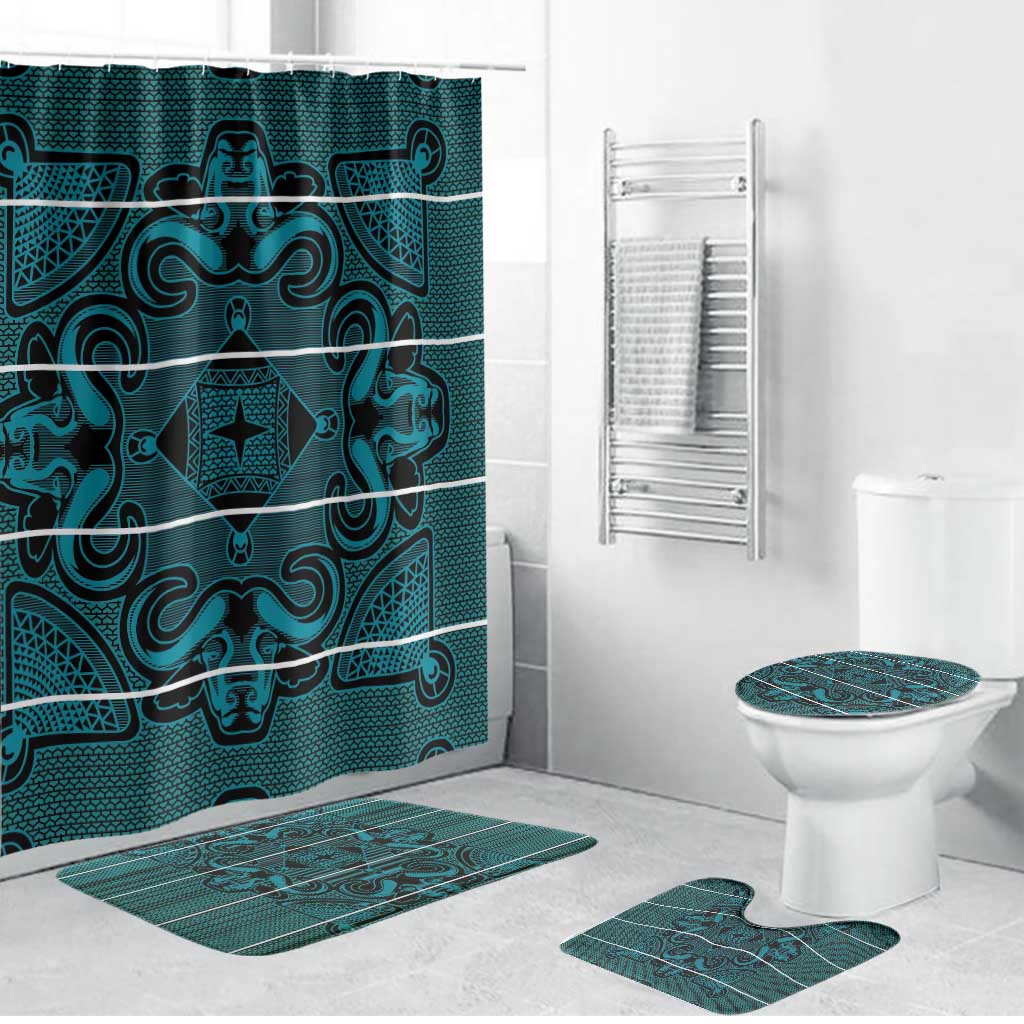 Lesotho Seanamarena - Motlatsi Bathroom Set Basotho Traditional Blanket Style - Lesotho Breeze