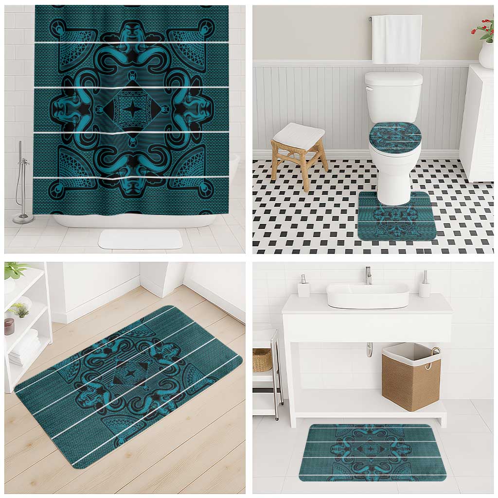 Lesotho Seanamarena - Motlatsi Bathroom Set Basotho Traditional Blanket Style - Lesotho Breeze