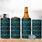 Basotho Blanket 4 in 1 Can Cooler Tumbler Lesotho Motlatsi Seanamarena Heritage - Lesotho Breeze - African Pride