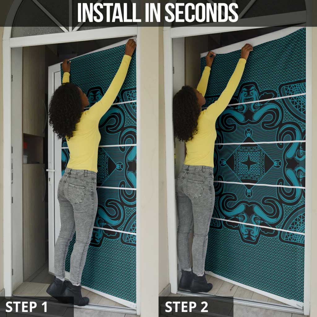 Lesotho Seanamarena - Motlatsi Door Cover Basotho Traditional Blanket Style - Lesotho Breeze