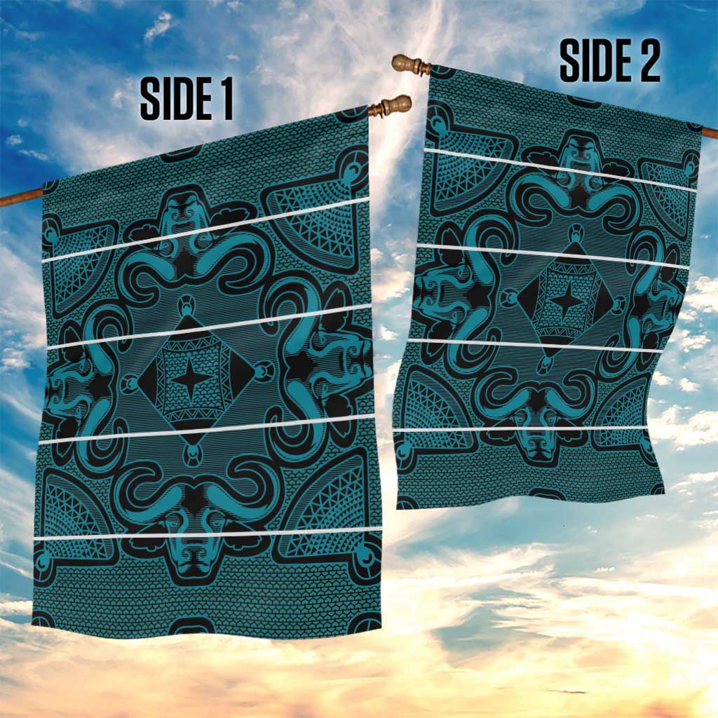 Basotho Blanket Garden Flag Lesotho Motlatsi Seanamarena Heritage - Lesotho Breeze - African Pride