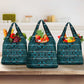 Basotho Blanket Grocery Bag Lesotho Motlatsi Seanamarena Heritage - Lesotho Breeze - African Pride