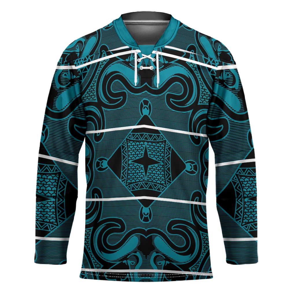 Lesotho Seanamarena - Motlatsi Hockey Jersey Basotho Traditional Blanket Style - Lesotho Breeze