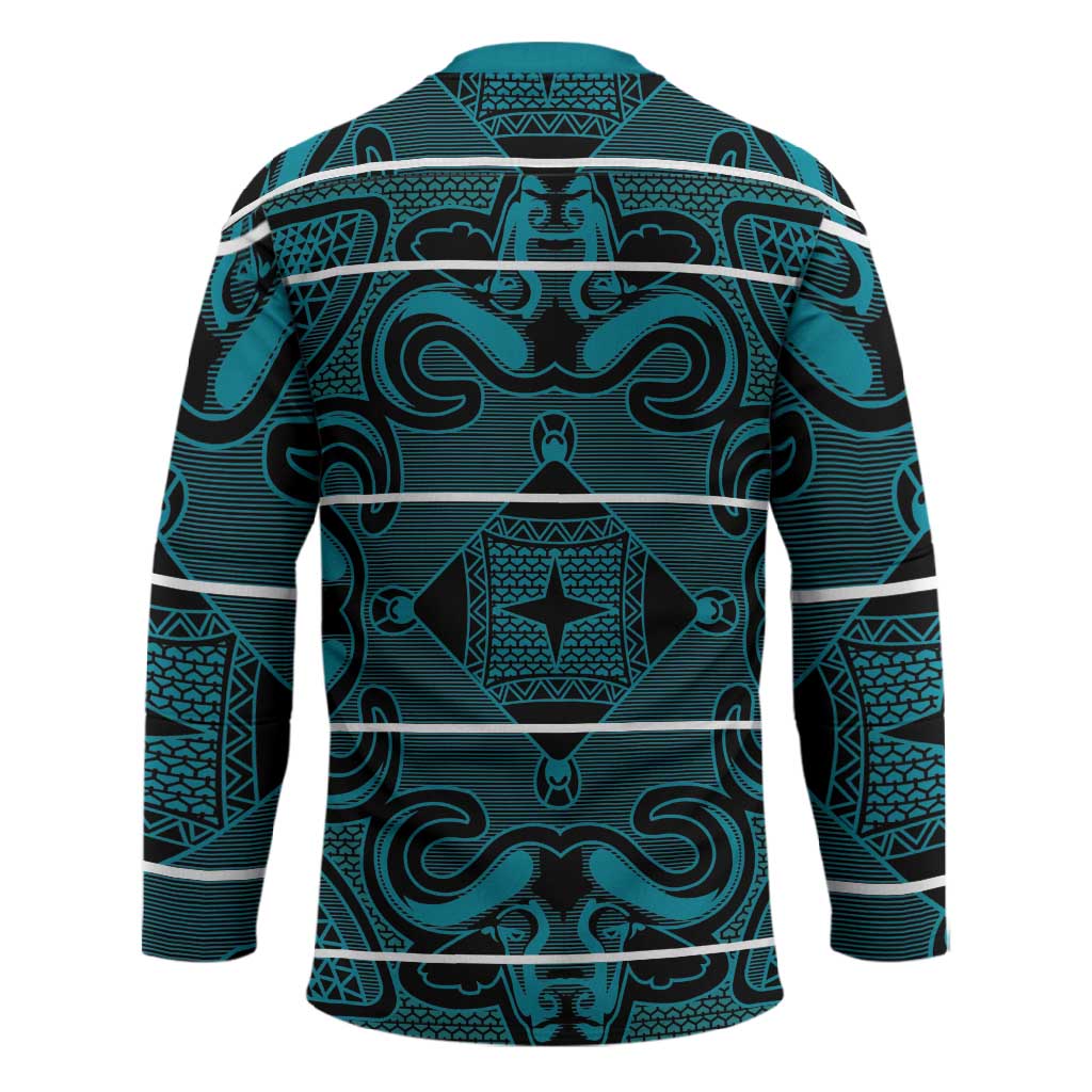 Lesotho Seanamarena - Motlatsi Hockey Jersey Basotho Traditional Blanket Style - Lesotho Breeze
