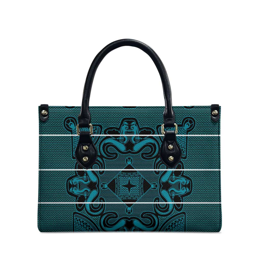 Lesotho Seanamarena - Motlatsi Leather Bag Basotho Traditional Blanket Style - Lesotho Breeze