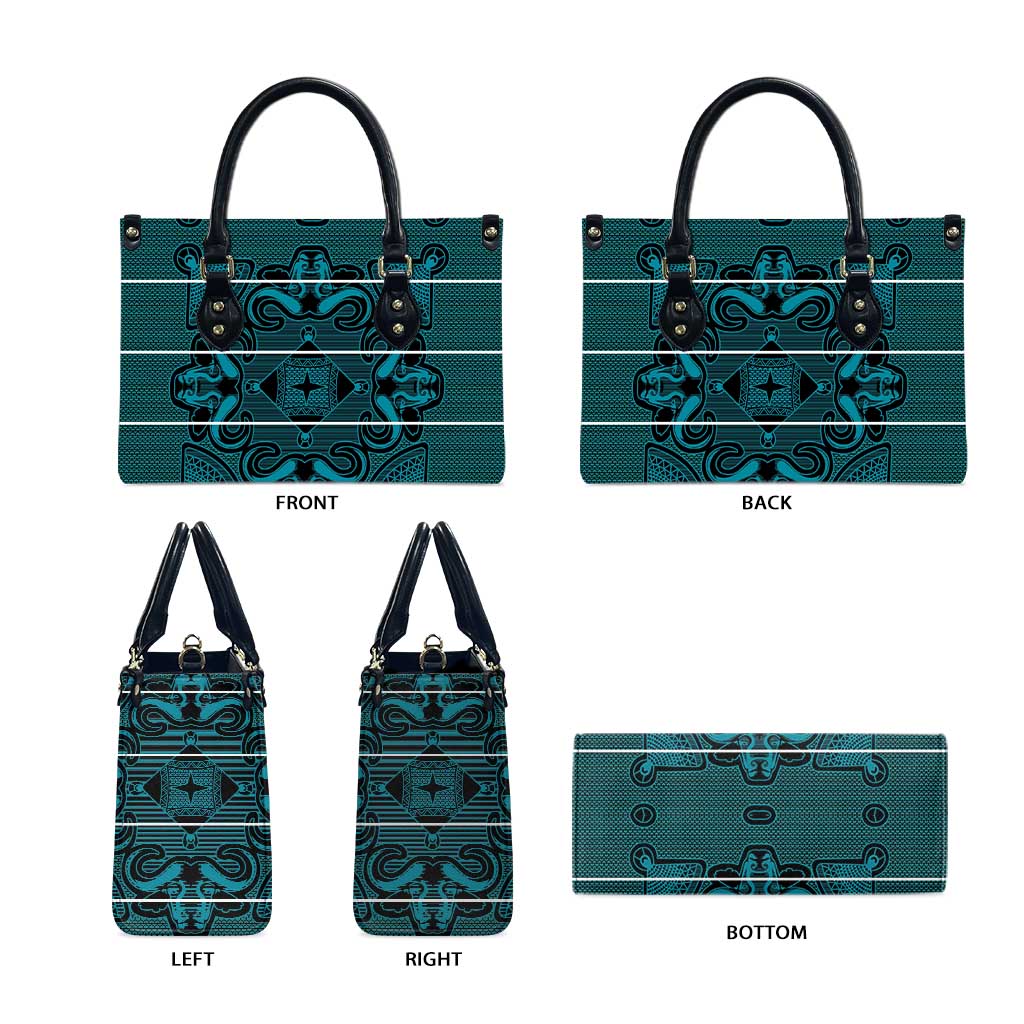 Lesotho Seanamarena - Motlatsi Leather Bag Basotho Traditional Blanket Style - Lesotho Breeze