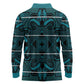 Basotho Blanket Long Sleeve Polo Shirt Lesotho Motlatsi Seanamarena Heritage - Lesotho Breeze - African Pride