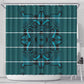 Basotho Blanket Shower Curtain Lesotho Motlatsi Seanamarena Heritage - Lesotho Breeze - African Pride