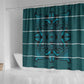 Basotho Blanket Shower Curtain Lesotho Motlatsi Seanamarena Heritage - Lesotho Breeze - African Pride