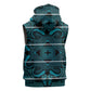 Basotho Blanket Sleeveless Zip Hoodie Lesotho Motlatsi Seanamarena Heritage - Lesotho Breeze - African Pride