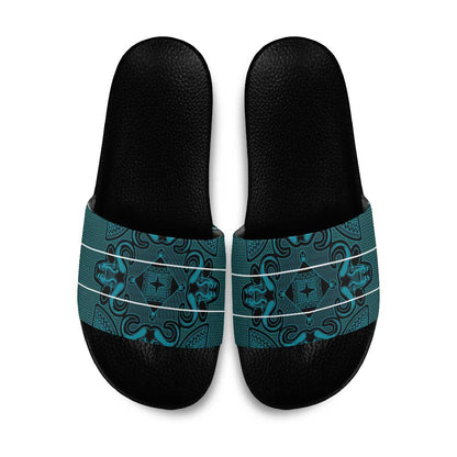 Lesotho Seanamarena - Motlatsi Slide Sandals Basotho Traditional Blanket Style - Lesotho Breeze