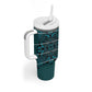 Basotho Blanket Tumbler With Handle Lesotho Motlatsi Seanamarena Heritage - Lesotho Breeze - African Pride