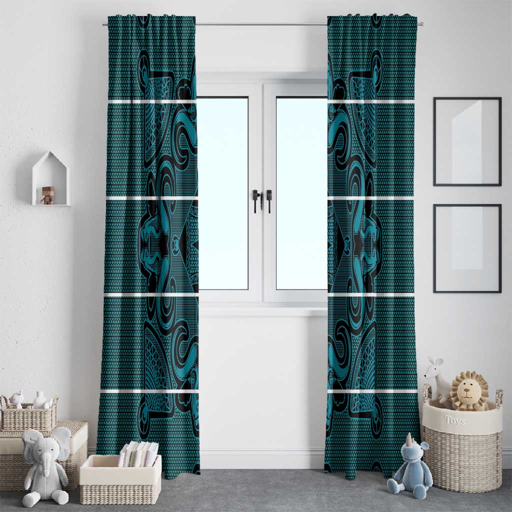 Basotho Blanket Window Curtain Lesotho Motlatsi Seanamarena Heritage - Lesotho Breeze - African Pride