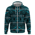 Basotho Blanket Zip Hoodie Lesotho Motlatsi Seanamarena Heritage - Lesotho Breeze - African Pride