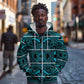 Basotho Blanket Zip Hoodie Lesotho Motlatsi Seanamarena Heritage - Lesotho Breeze - African Pride