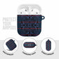Lesotho Seanamarena - Motlatsi AirPods Case Basotho Traditional Blanket Style - Blue