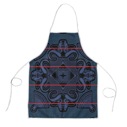 Lesotho Seanamarena - Motlatsi Apron Basotho Traditional Blanket Style - Blue