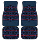 Basotho Blanket Car Mats Lesotho Motlatsi Seanamarena Heritage - Blue - African Pride