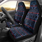 Basotho Blanket Car Seat Cover Lesotho Motlatsi Seanamarena Heritage - Blue - African Pride