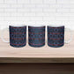 Lesotho Seanamarena - Motlatsi Ceramic Mug Basotho Traditional Blanket Style - Blue