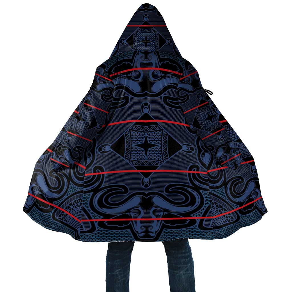 Lesotho Seanamarena - Motlatsi Cloak Basotho Traditional Blanket Style - Blue