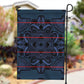 Basotho Blanket Garden Flag Lesotho Motlatsi Seanamarena Heritage - Blue - African Pride