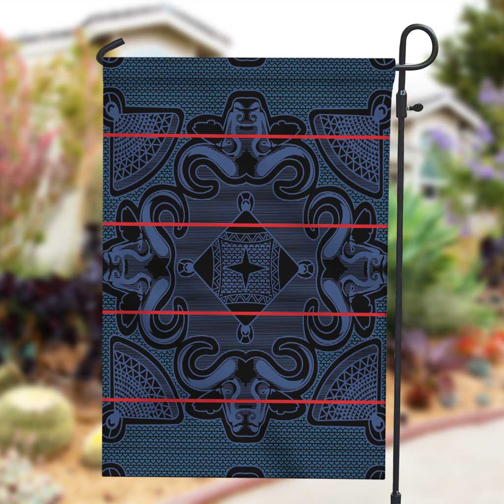 Basotho Blanket Garden Flag Lesotho Motlatsi Seanamarena Heritage - Blue - African Pride