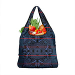 Basotho Blanket Grocery Bag Lesotho Motlatsi Seanamarena Heritage - Blue - African Pride