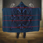 Basotho Blanket Hooded Blanket Lesotho Motlatsi Seanamarena Heritage - Blue - African Pride