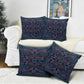 Lesotho Seanamarena - Motlatsi Pillow Cover Basotho Traditional Blanket Style - Blue
