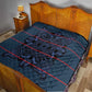 Basotho Blanket Quilt Lesotho Motlatsi Seanamarena Heritage - Blue - African Pride