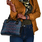 Basotho Blanket Shoulder Handbag Lesotho Motlatsi Seanamarena Heritage - Blue - African Pride