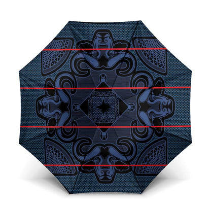 Lesotho Seanamarena - Motlatsi Umbrella Basotho Traditional Blanket Style - Blue