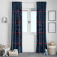 Basotho Blanket Window Curtain Lesotho Motlatsi Seanamarena Heritage - Blue - African Pride