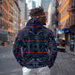 Basotho Blanket Zip Hoodie Lesotho Motlatsi Seanamarena Heritage - Blue - African Pride