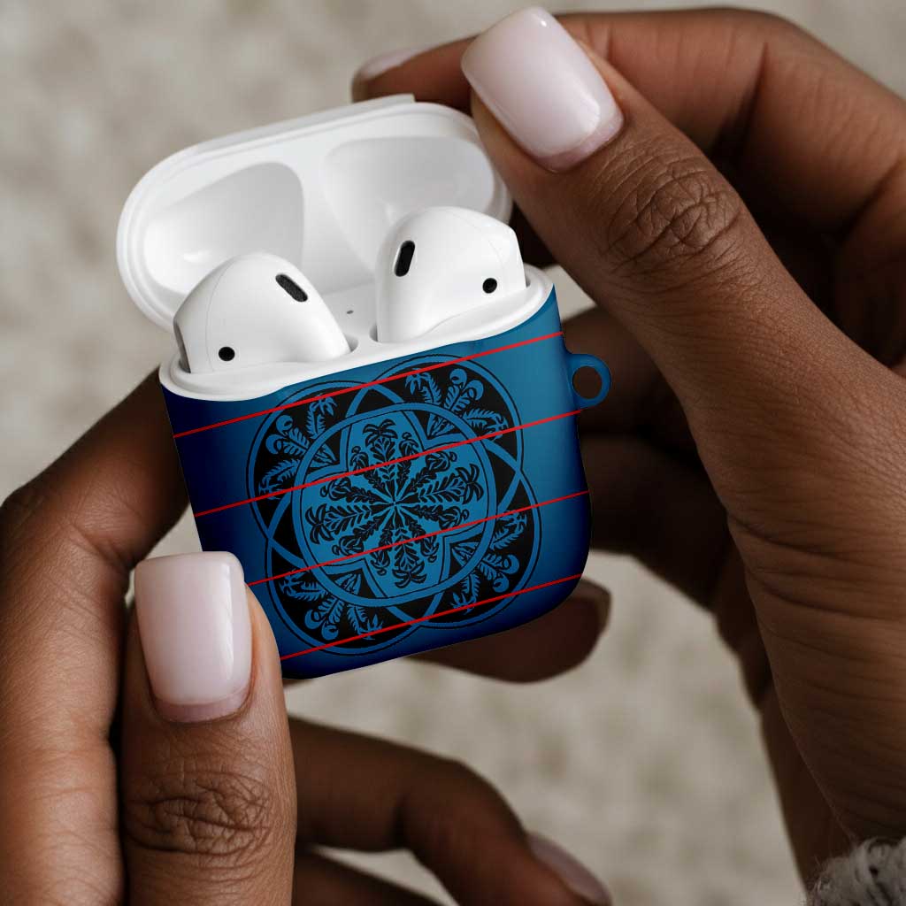 Lesotho Seanamarena - Kharetsa AirPods Case Basotho Traditional Blanket Style