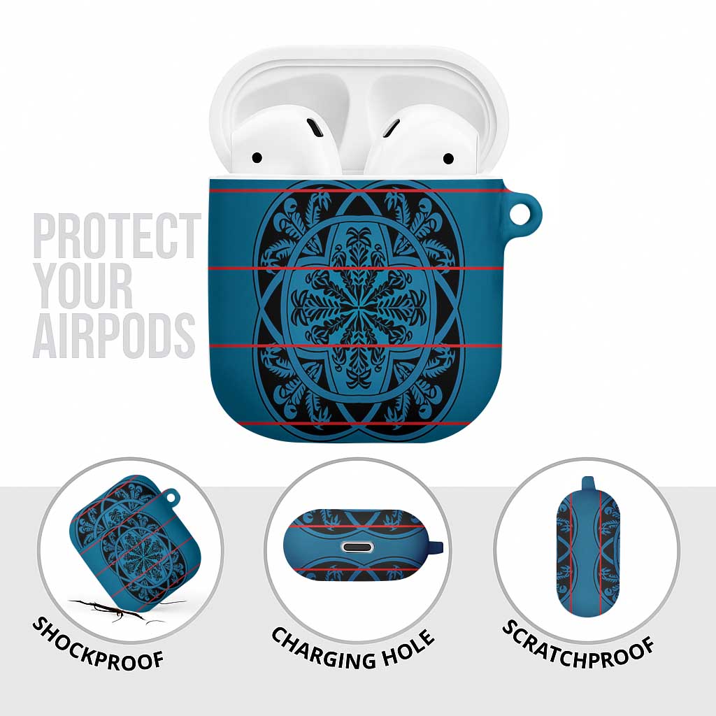 Lesotho Seanamarena - Kharetsa AirPods Case Basotho Traditional Blanket Style